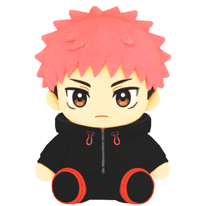 Itadori Yuji Serious Plushie (Left)