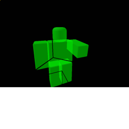 The green cube