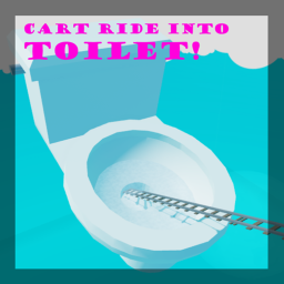 Cart Ride into Toilet!