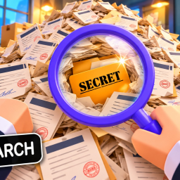 Search For The Document icon