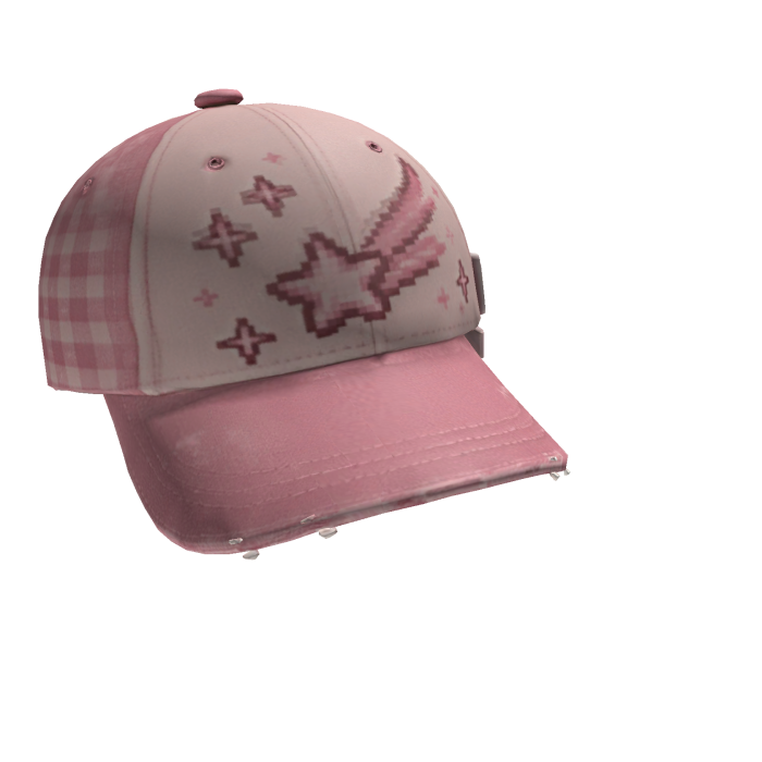 Pink Pixel Shooting Star Cap