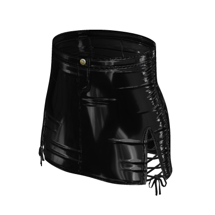Black Latex Skirt thumbnail