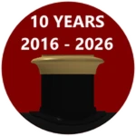 10 Year Anniversary Roblox badge thumbnail