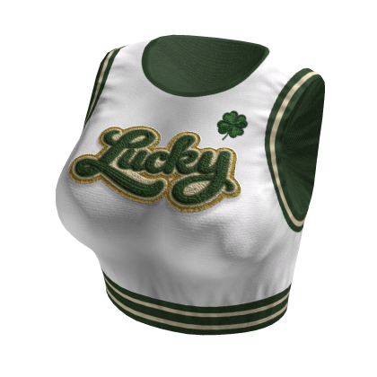 MOG - White Green Sport Bra thumbnail