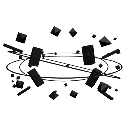 Geometric Aura (Black)