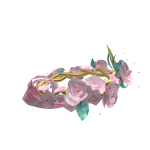 Pink Crystal Rose Halo