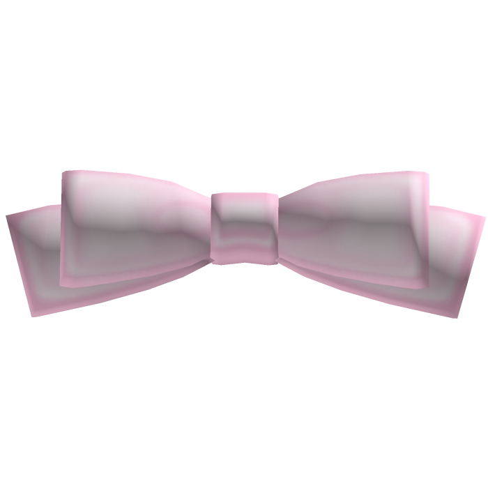 kawaii pink ribbon bow on head