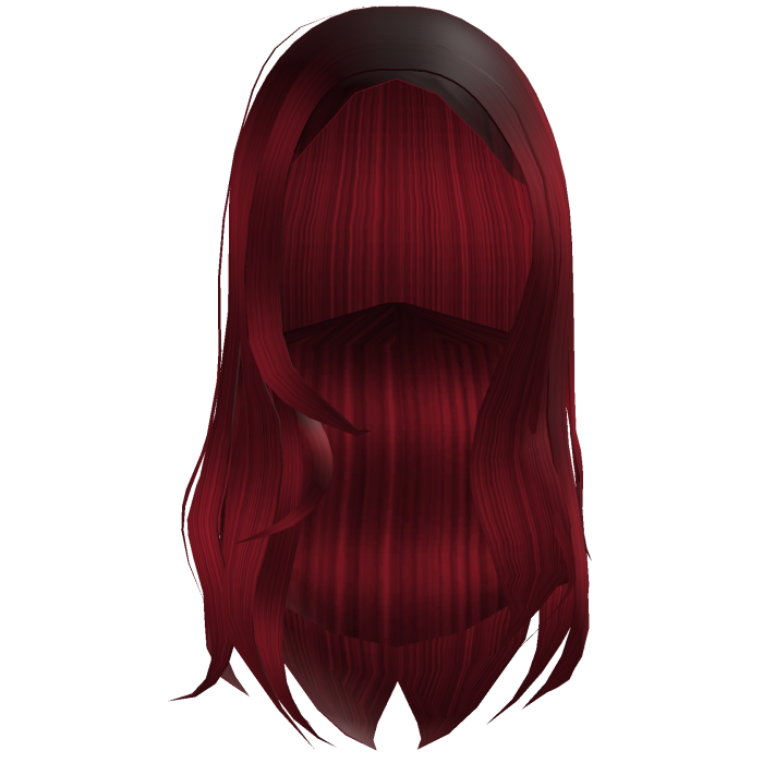 Red Silky Long U Cut