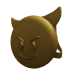 GOLDEN Devil Emoji Backpack