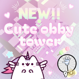 Cute Clicky Obby Tower ! 🎀 [FREE SLAP 🤑]