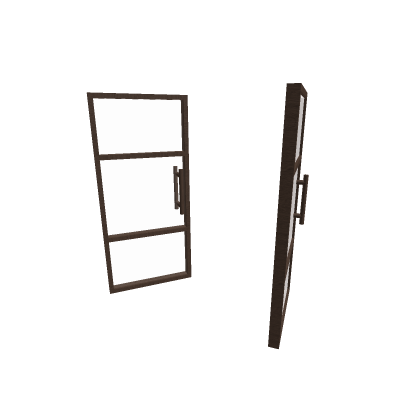 Opened doors