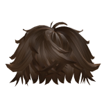 Swept Fluffy Messy Brown Hair 3.0