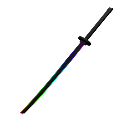 Cartoony Rainbow Katana