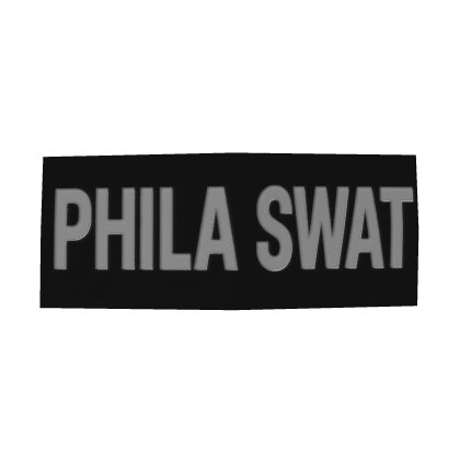 [PBR] B/W Philadelphia Police SWAT Patches