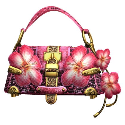 Y2K Summer Flower Hibiscus Mcbling Bag | Roblox Item - Rolimon's
