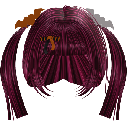 cute baby low in pink pigtails bat halloween 
