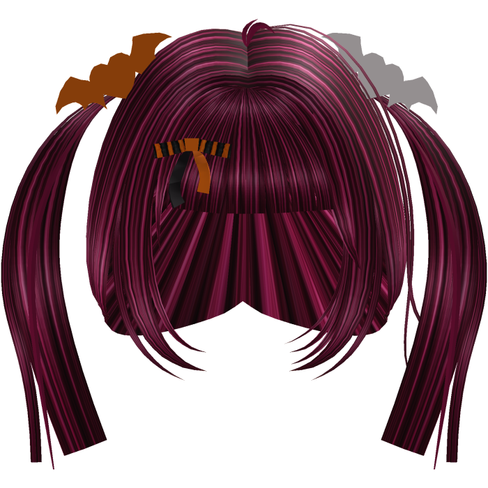 cute baby low in pink pigtails bat halloween 
