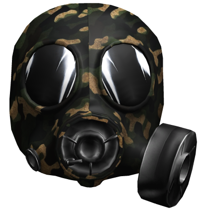 Single Canister Army Gas Mask, Niche Camo 15.