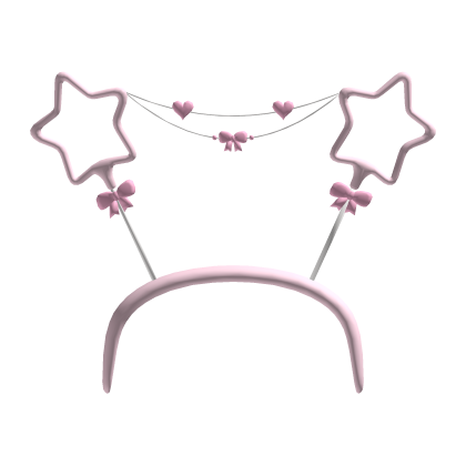 cute pink add on for diwali sparkler headband