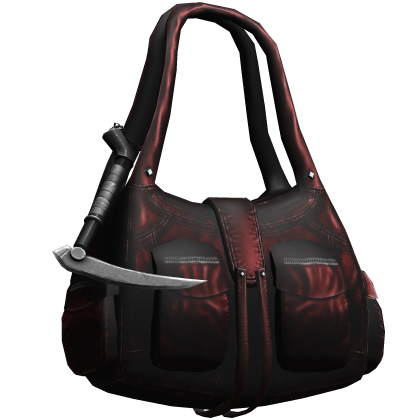 Red 3.0 Y2K Cargo Shoulder Bag w/ Scythe