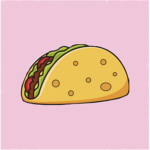 I like to eat tacos
