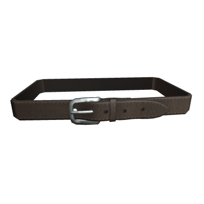 Dark Brown Leather Belt thumbnail