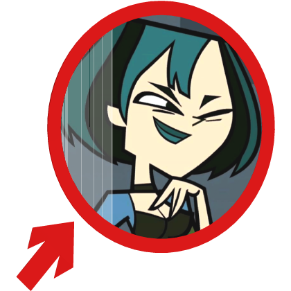 (Animated) Gwen - Total Drama Pointing Arrow Meme Roblox item
