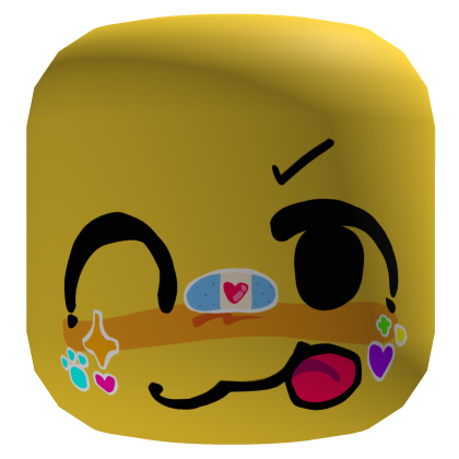 Silly Noob Face w/stickers