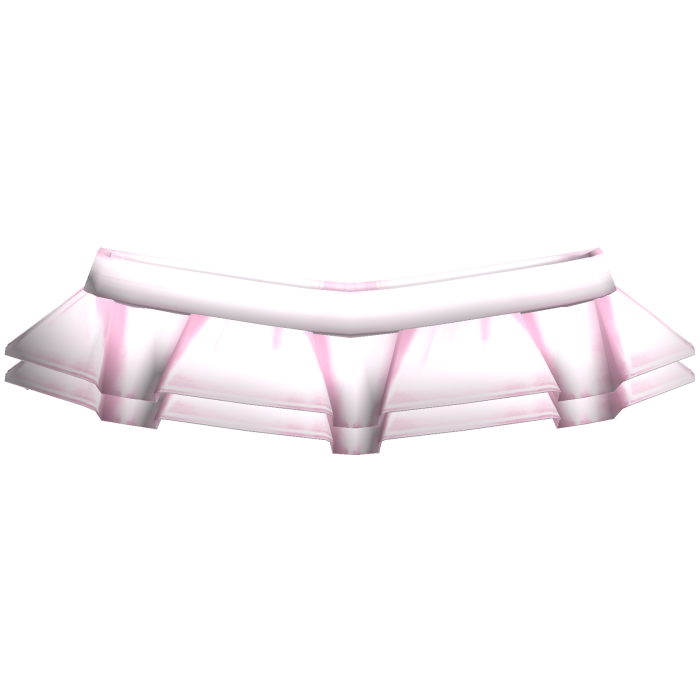 ♡ kawaii double layered ruffled pink skirt
