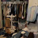 a dusty closet