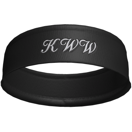 Black ‘KWW y2k headband 