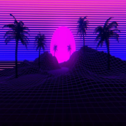 Synthwave Retro Poster _ Etsy Roblox decal