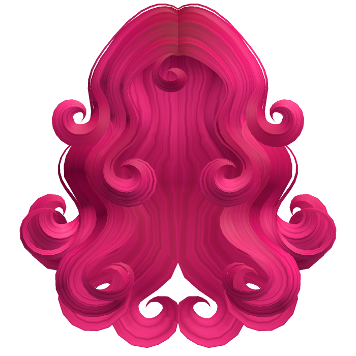 Mermaid Siren Swirls Hot Pink
