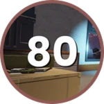 Level 80 - Master Roblox badge thumbnail