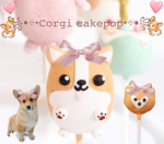 Corgi cakepop