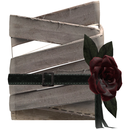 LEFT Shoulder Bandage - White Rose Wrap Roblox item