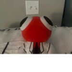 Red rainbow friend plushie