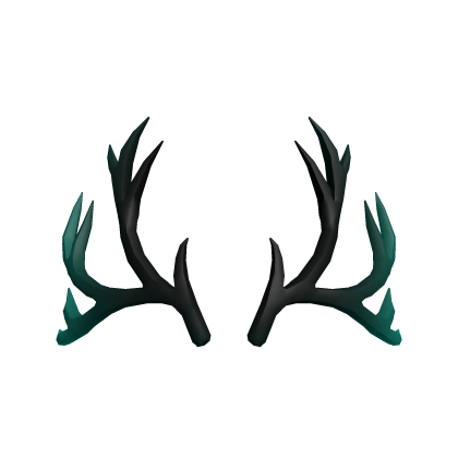Teal Darkness Antlers