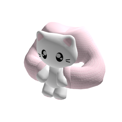 ♡ baggy sweater w/ holdable kitty plushie thumbnail