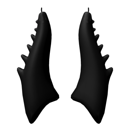 ♡ Candle horns recolor - black