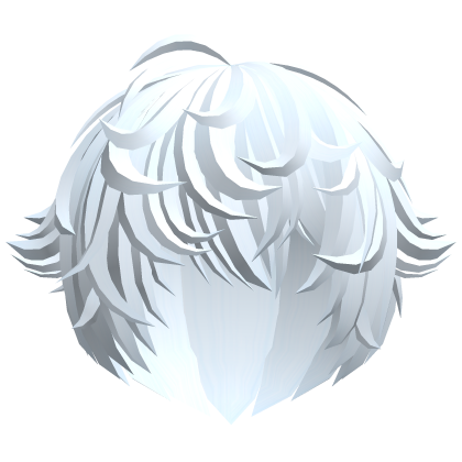 blue emo moe vkei messy anime hair with tufts Roblox item