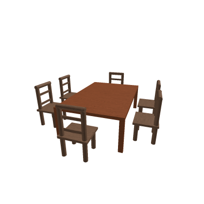 Mesa y sillas