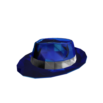 Midnight Blue Sparkle Time Fedora