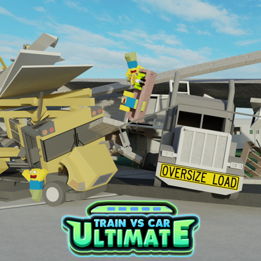 ¡FREE CARS! Train VS Car Ultimate 2 🚌💥🚄 official Roblox game thumbnail