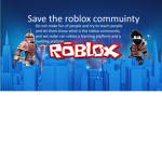 Support the roblox commuinty