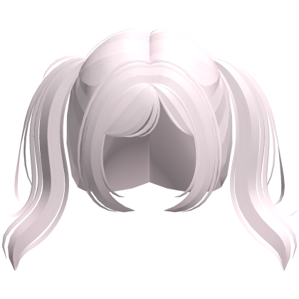  ♡ : cute pigtails with bangs in light pink Roblox item