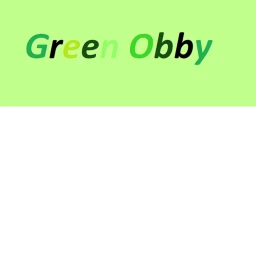 Green Obby icon