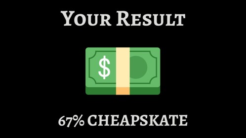 💵 Cheapskate Test