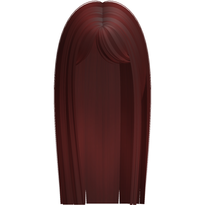 Sleek Popular Long Straight Hair (Red)