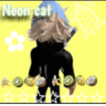 Neon and cat group